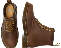 Dr. Martens 1460 Crazy Horse Leather Boots Brown Crazy Horse