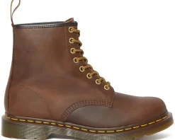 Dr. Martens 1460 Crazy Horse Leather Boots Brown Crazy Horse