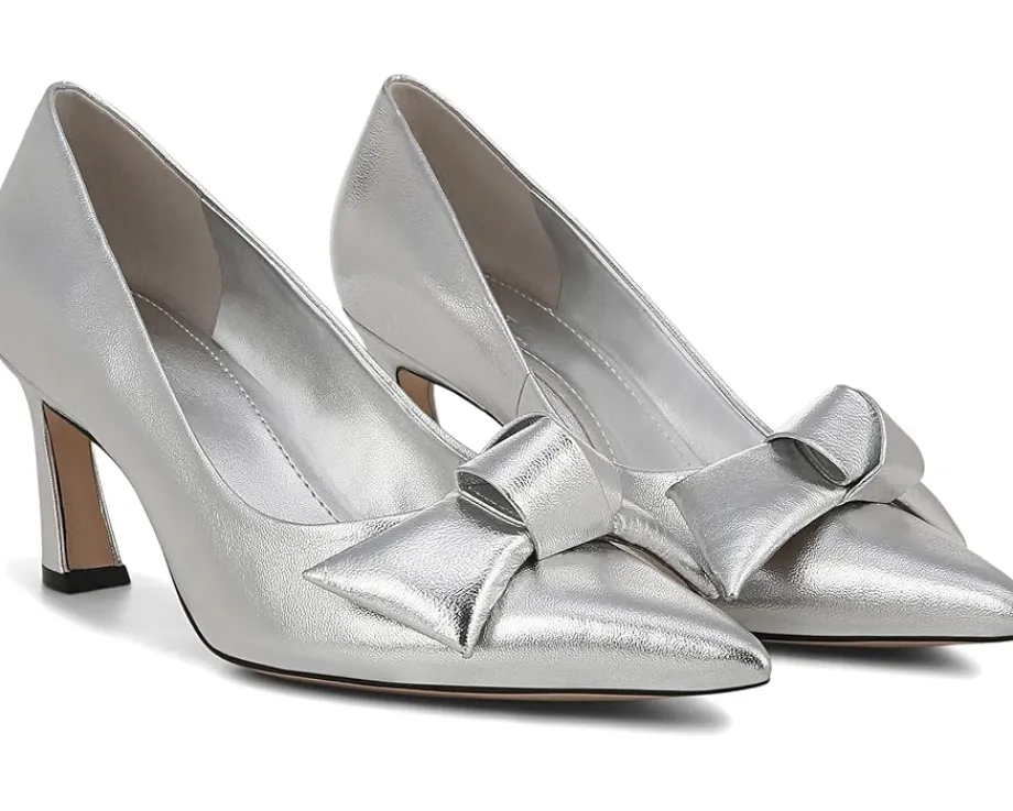 Naturalizer 27 Edit Emery-Bow Silver Leather Hot