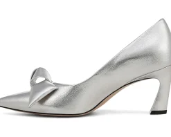 Naturalizer 27 Edit Emery-Bow Silver Leather Hot