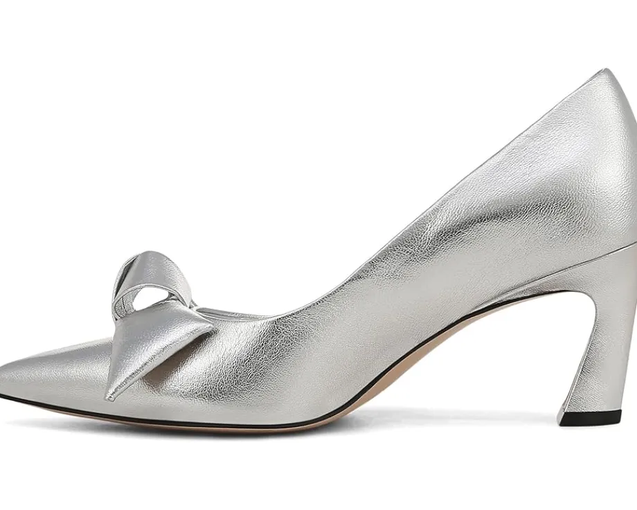 Naturalizer 27 Edit Emery-Bow Silver Leather Hot