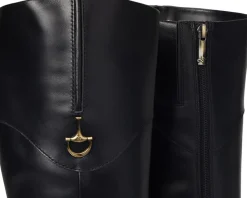 Naturalizer 27 Edit Oslo Riding Boots Black Leather Clearance