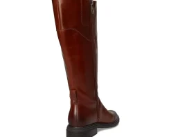 Naturalizer 27 Edit Oslo Wide Calf Riding Boots Rich Cognac Brown Leather Online