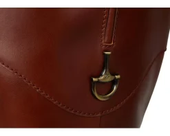 Naturalizer 27 Edit Oslo Wide Calf Riding Boots Rich Cognac Brown Leather Online