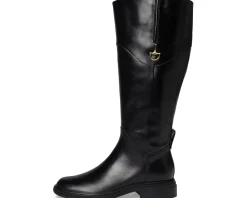 Naturalizer 27 Edit Oslo Wide Calf Riding Boots Black Leather Best