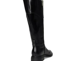 Naturalizer 27 Edit Oslo Wide Calf Riding Boots Black Leather Best