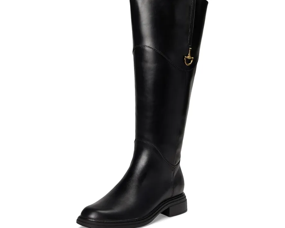 Naturalizer 27 Edit Oslo Wide Calf Riding Boots Black Leather Best