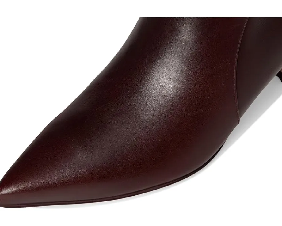 Naturalizer 27 Edit Patrese Ankle Bootie Wine Red Leather Hot