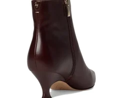 Naturalizer 27 Edit Patrese Ankle Bootie Wine Red Leather Hot
