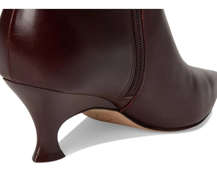 Naturalizer 27 Edit Patrese Ankle Bootie Wine Red Leather Hot