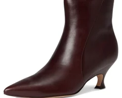 Naturalizer 27 Edit Patrese Ankle Bootie Wine Red Leather Hot