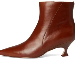 Naturalizer 27 Edit Patrese Ankle Bootie Caramel Brown Leather Online