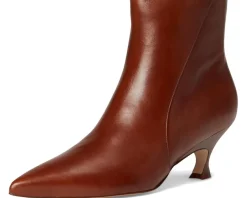 Naturalizer 27 Edit Patrese Ankle Bootie Caramel Brown Leather Online