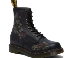 Dr. Martens 1460 Leather Lace-Up Boots Decayed Roses New