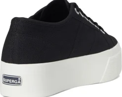 Superga 2790 Platform Black/F White New