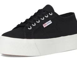 Superga 2790 Platform Black/F White New