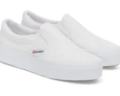 Superga 2740 Platform Slip On White