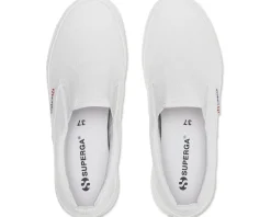 Superga 2740 Platform Slip On White