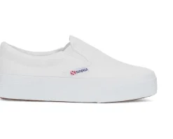 Superga 2740 Platform Slip On White