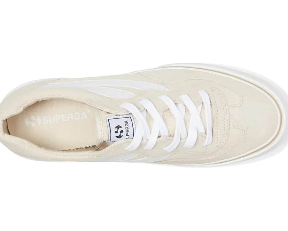 Superga 3041 Revolley Color-Block Platform Beige Light/Full White