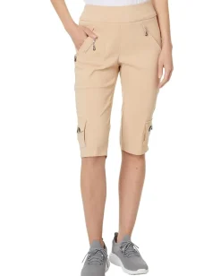 Jamie Sadock 24.5" Skinnylicious Knee Capris Crème Brulee Discount