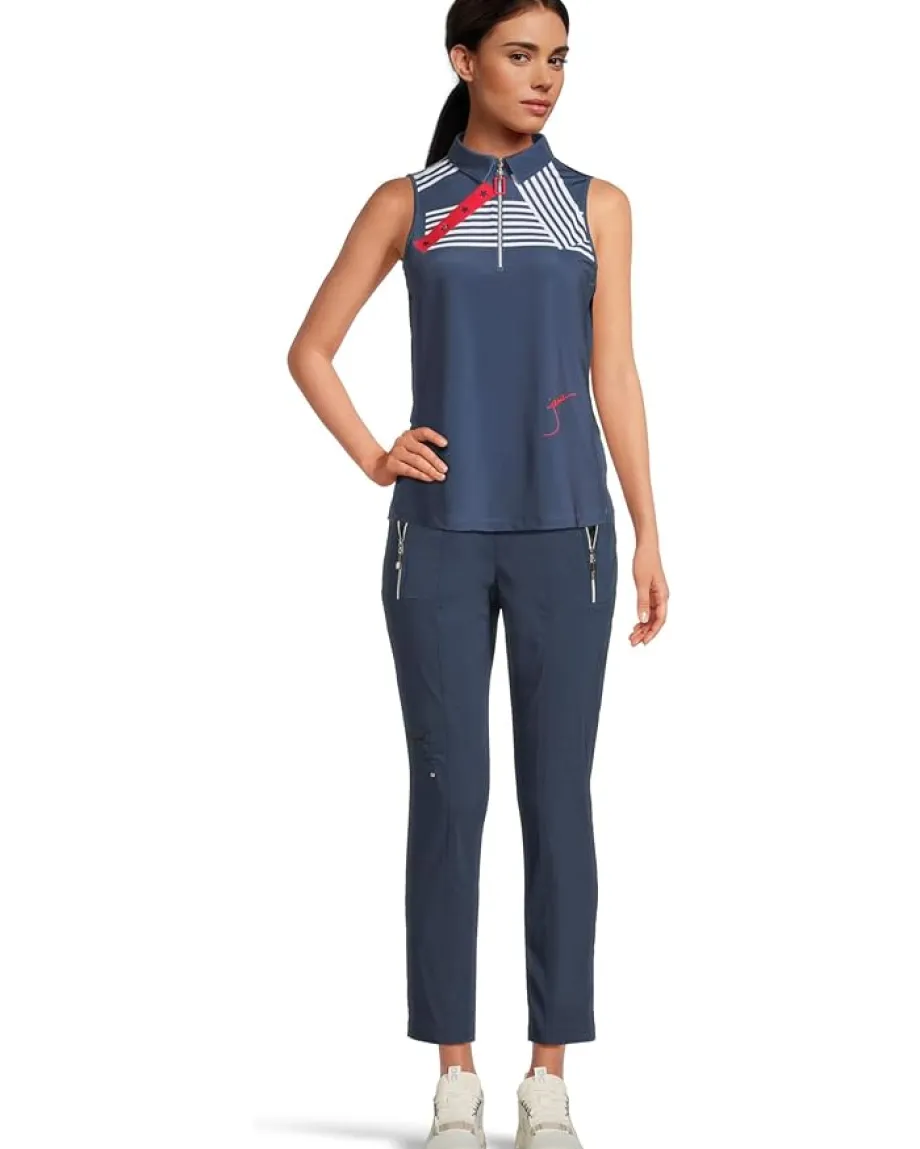 Jamie Sadock 38.5" Skinnyliscous Ankle Pants Moonlit New