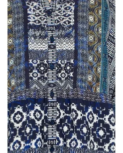 Women Liverpool Los Angeles 3/4 Sleeve Button Front Woven Blouse