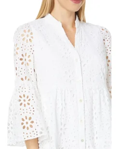 Women Lilly Pulitzer 3/4 Sleeve Hazelanne Eyelet Dress