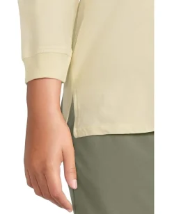 Women Mod-o-doc 3/4 Sleeve Hi-Lo Tunic with Side Slits