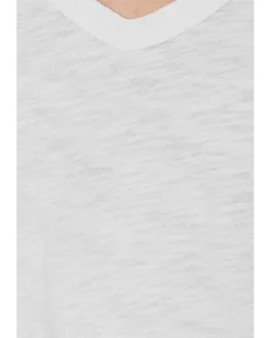 Women Mod-o-doc 3/4 Sleeve V-Neck Tee with Curved Hem