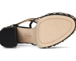 Jessica Simpson Aamina Platform Sandals Black Outlet