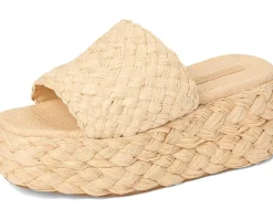 Loeffler Randall Aaron Platform Raffia Mule Natural Best