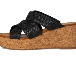 Blowfish Malibu Abi Black Faux Raffia Clearance