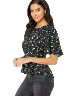 Women Adelyn Rae Addison Woven Blouse