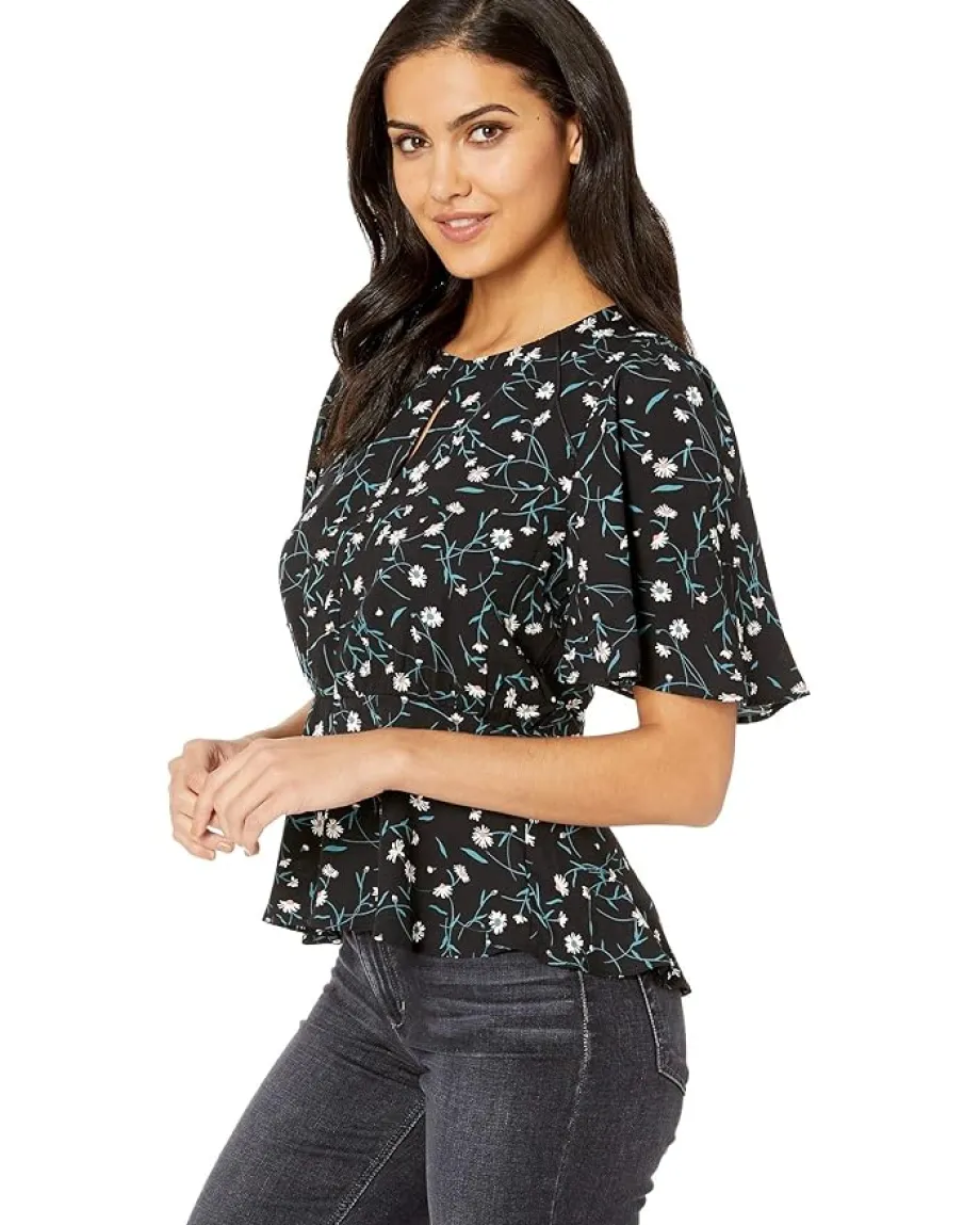 Women Adelyn Rae Addison Woven Blouse