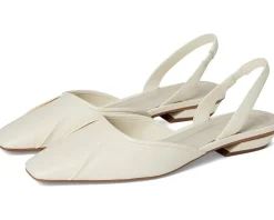 Franco Sarto A-debbie Slingback Shoes Cream White Hot