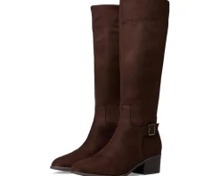 Dr. Scholl's Adeline Zip Tall Boots Dark Umber Brown New