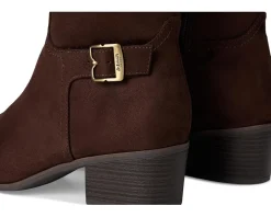 Dr. Scholl's Adeline Zip Tall Boots Dark Umber Brown New