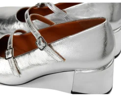 Vagabond Shoemakers Adison Leather Mary Jane Pumps Silver Best