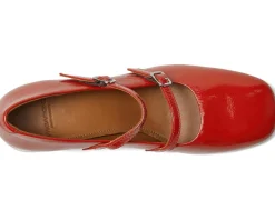 Vagabond Shoemakers Adison Patent Leather Maryjane Heel Flame Red Sale