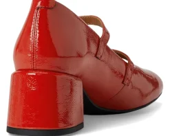 Vagabond Shoemakers Adison Patent Leather Maryjane Heel Flame Red Sale