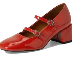 Vagabond Shoemakers Adison Patent Leather Maryjane Heel Flame Red Sale