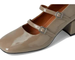 Vagabond Shoemakers Adison Patent Leather Maryjane Heel Taupe Hot
