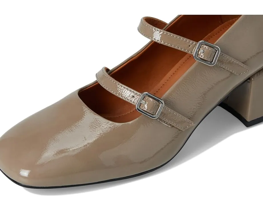 Vagabond Shoemakers Adison Patent Leather Maryjane Heel Taupe Hot