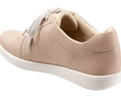 Trotters Adore Ivory Leather/Ivory Suede Veg Online