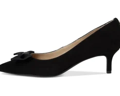 Women Lauren Ralph Lauren Adrienne Bow-Trim Suede Pumps