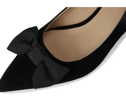Women Lauren Ralph Lauren Adrienne Bow-Trim Suede Pumps