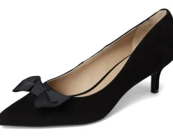 Women Lauren Ralph Lauren Adrienne Bow-Trim Suede Pumps