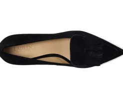 Lauren Ralph Lauren Adrienne Suede Kiltie Pumps Black Online