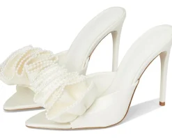 Steve Madden Affinity Ivory Satin Pearl New
